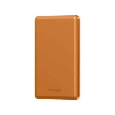 Energea alupac mini,  5000mah mini aluminium magsafe compatible power bank - orange